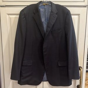 CUSTOM HICKEY FREEMAN TRAVELER WOOL MENS SUIT WITH ZEGNA FABRIC & CUSTOM LINING